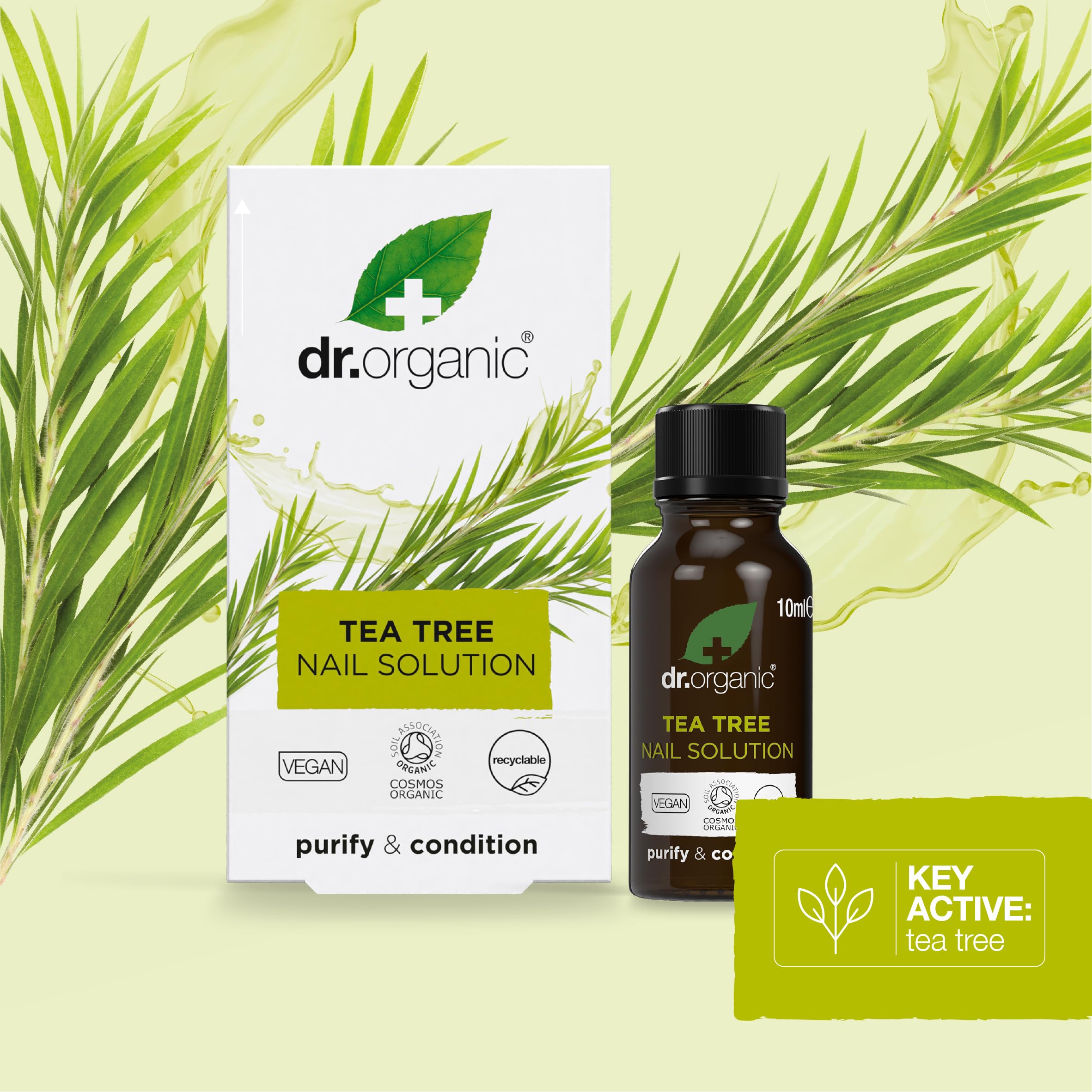 Dr. Organic Organic Doctor Tea Tree Nail Solution – 0.34 fl oz