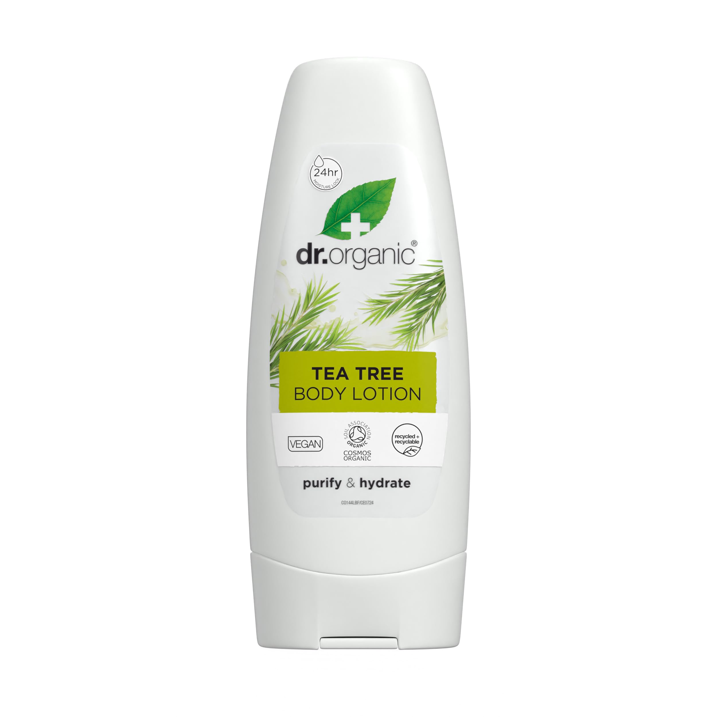 Dr. Organic Tea Tree Skin Lotion – Lightweight, Non-Greasy Moisturizer (6.8 fl oz)