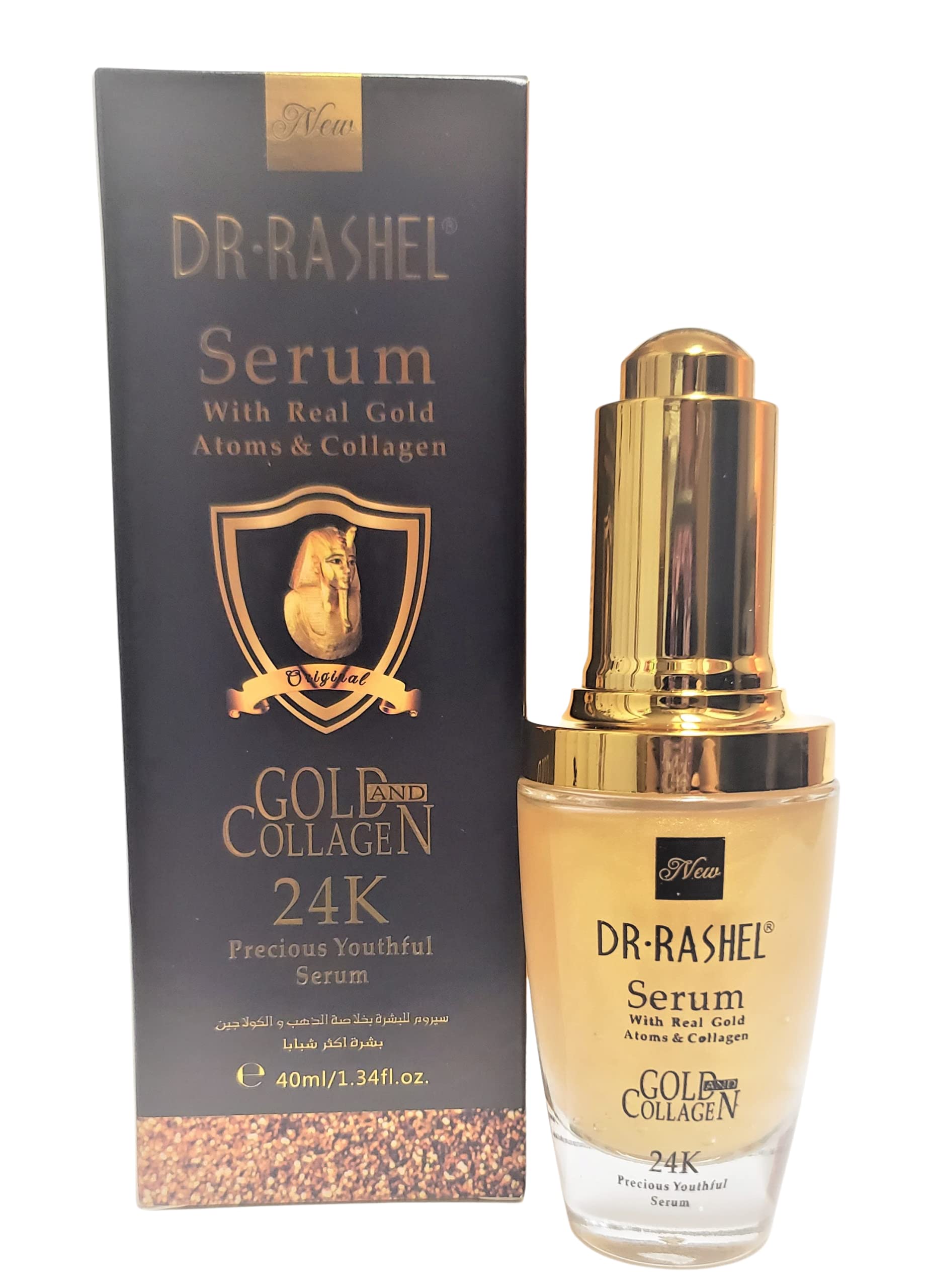 Dr Rashel 24K Gold Atoms & Collagen Youthful Face Serum | Hydration & Radiance