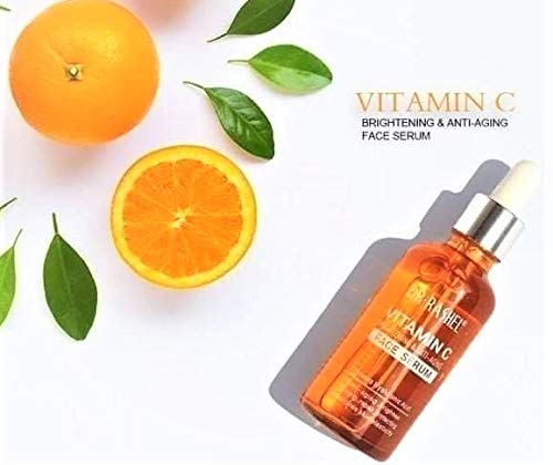 Dr Rashel Vitamin C Face Serum Pack of 2 | Hyaluronic Acid, Firming & Anti-Aging + Collagen Crystal Eye Mask