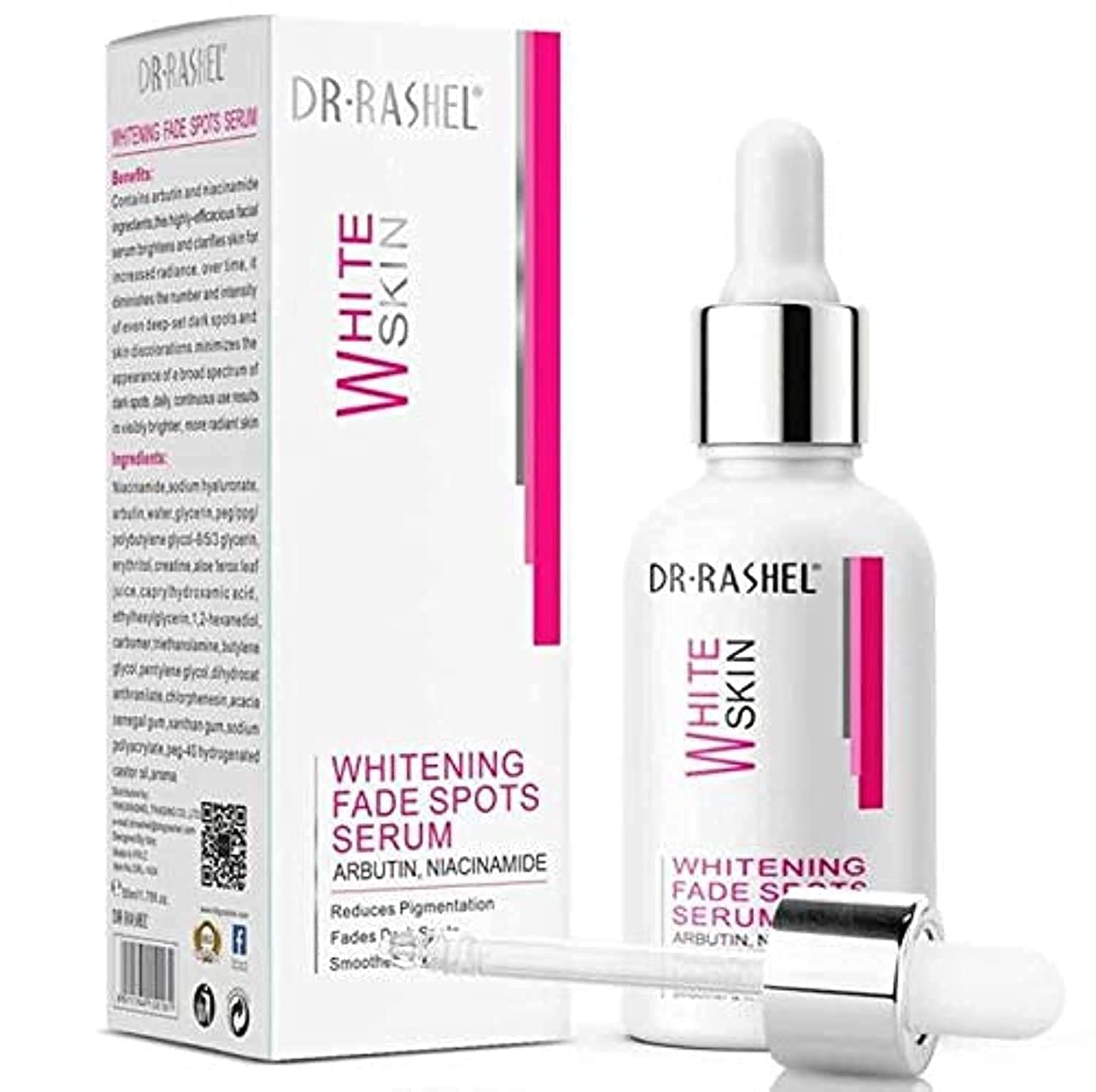 DR.RASHEL Fade Dark Spots Serum – Reduce Pigmentation, Softer, Clearer Skin • 1.69 oz