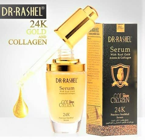 Dr Rashel 24K Gold Atoms & Collagen Youthful Face Serum | Hydration & Radiance