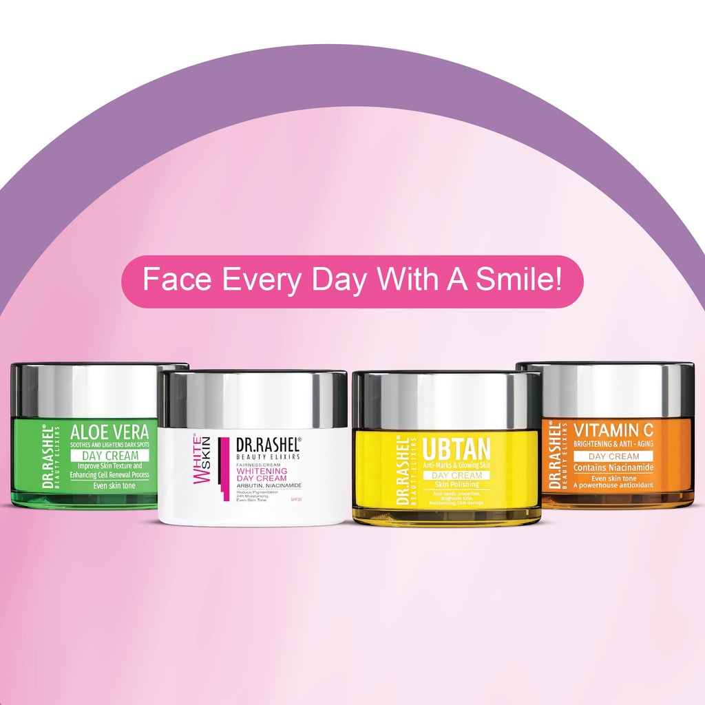 DR.RASHEL White Skin Day Cream – Vegan, Paraben-Free Brightening & Sun Protection for All Skin Types