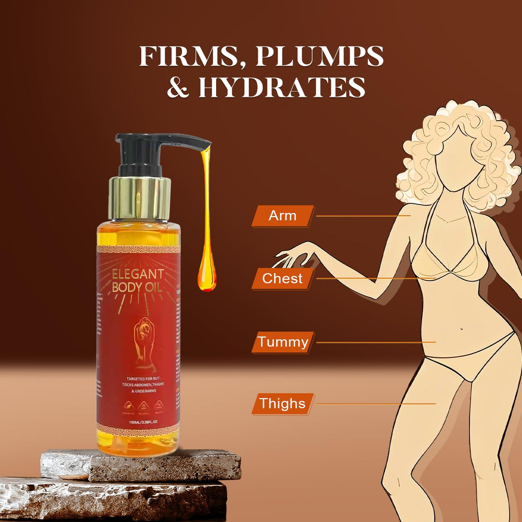 Dr.RZdfa Body Firming Oil – Hydrate & Nourish Dry Skin, Lightweight Non-Greasy 3.4 oz After Shower