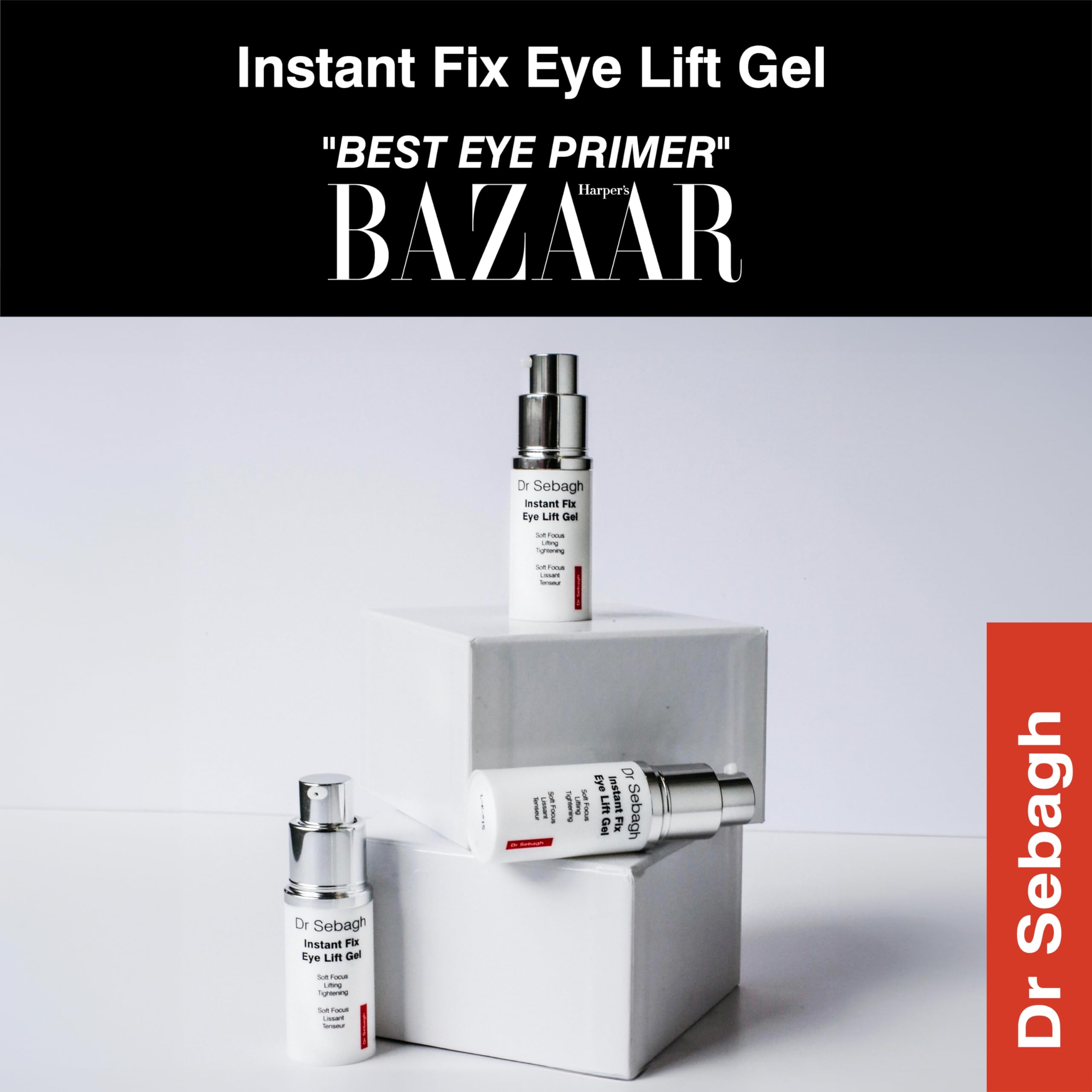 Dr Sebagh Instant Fix Eye Lift Gel – Fast-Absorbing Under-Eye Moisturizer for Dark Circles