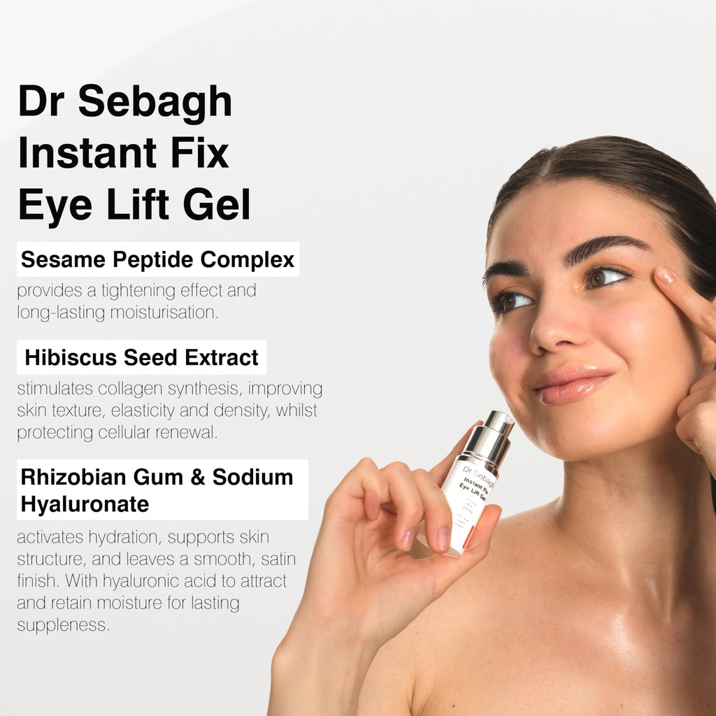 Dr Sebagh Instant Fix Eye Lift Gel – Fast-Absorbing Under-Eye Moisturizer for Dark Circles
