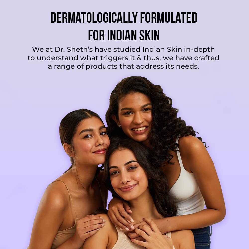Dr. Sheth's Oil-Free Moisturizer with Haldi & Hyaluronic Acid | Lightweight, Non-Greasy Hydration | 1.76 Oz