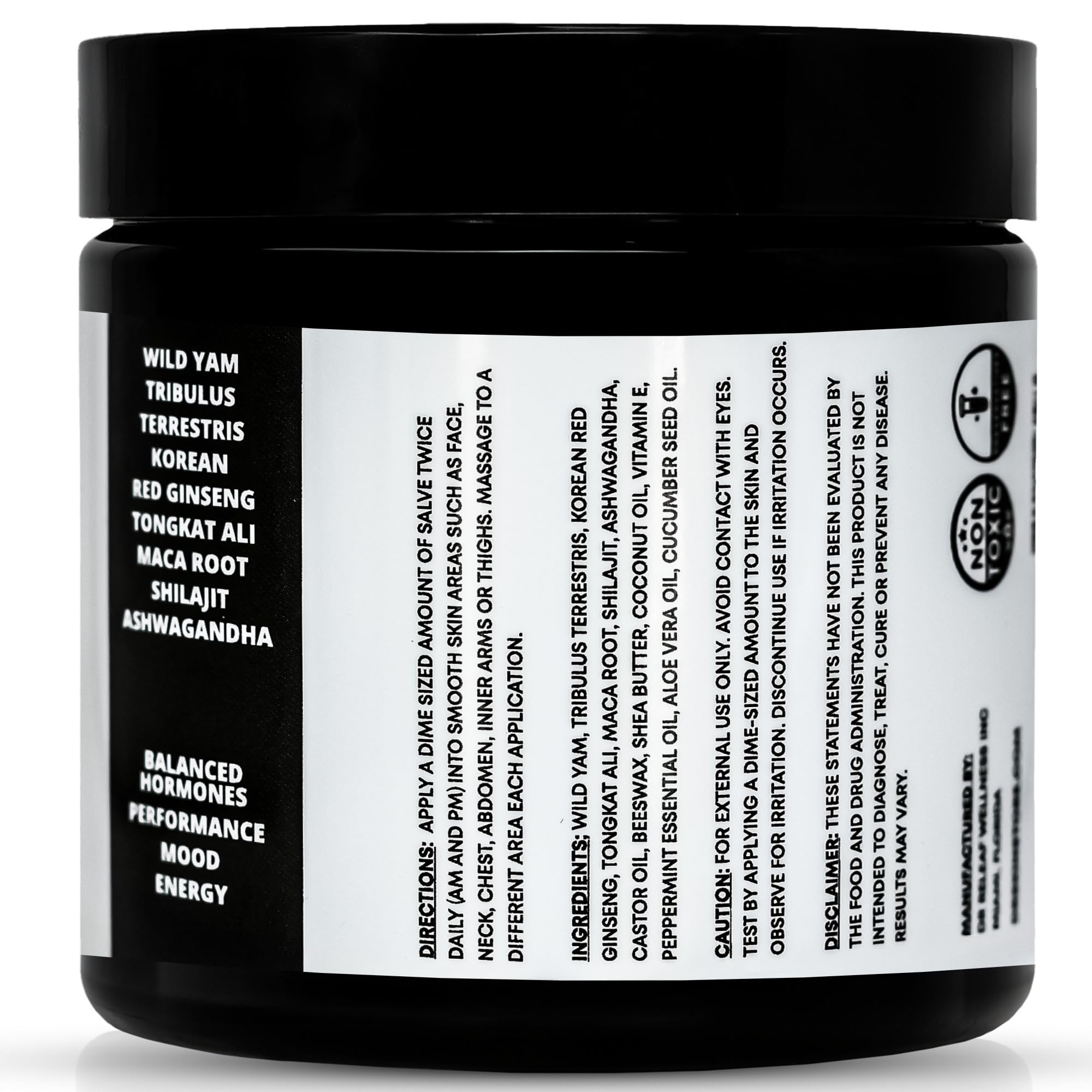 Dr Skin BEAUTY Men's Wild Yam Cream – Hormone Balance, Energy & Endurance