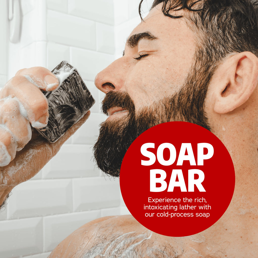 Dr. Squatch Sandalwood Summit Natural Men’s Bar Soap – Cold Process 3-Pack Gift