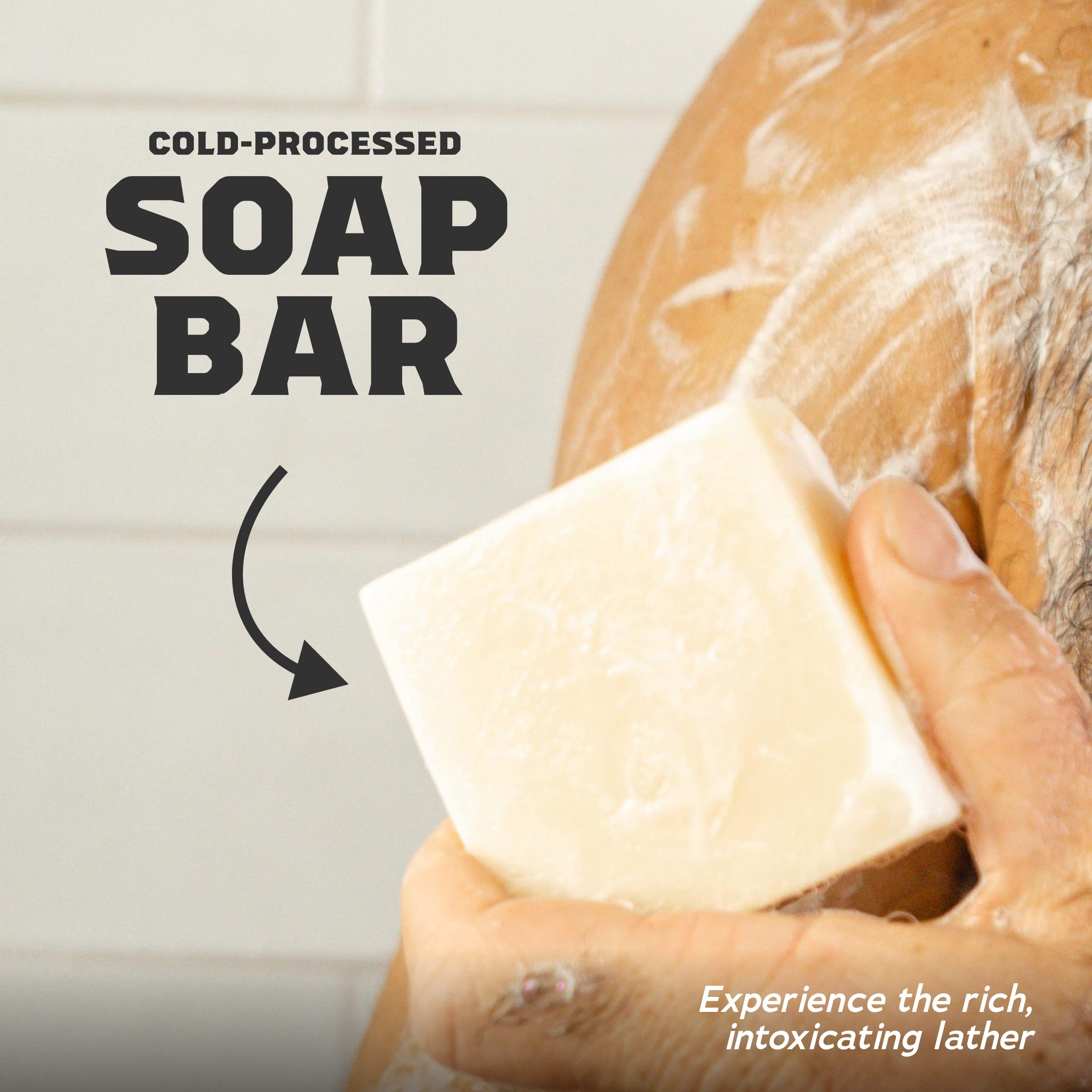 Dr. Squatch Bay Rum Natural Bar Soap for Men – Cold Process, 3-Pack Gift Set