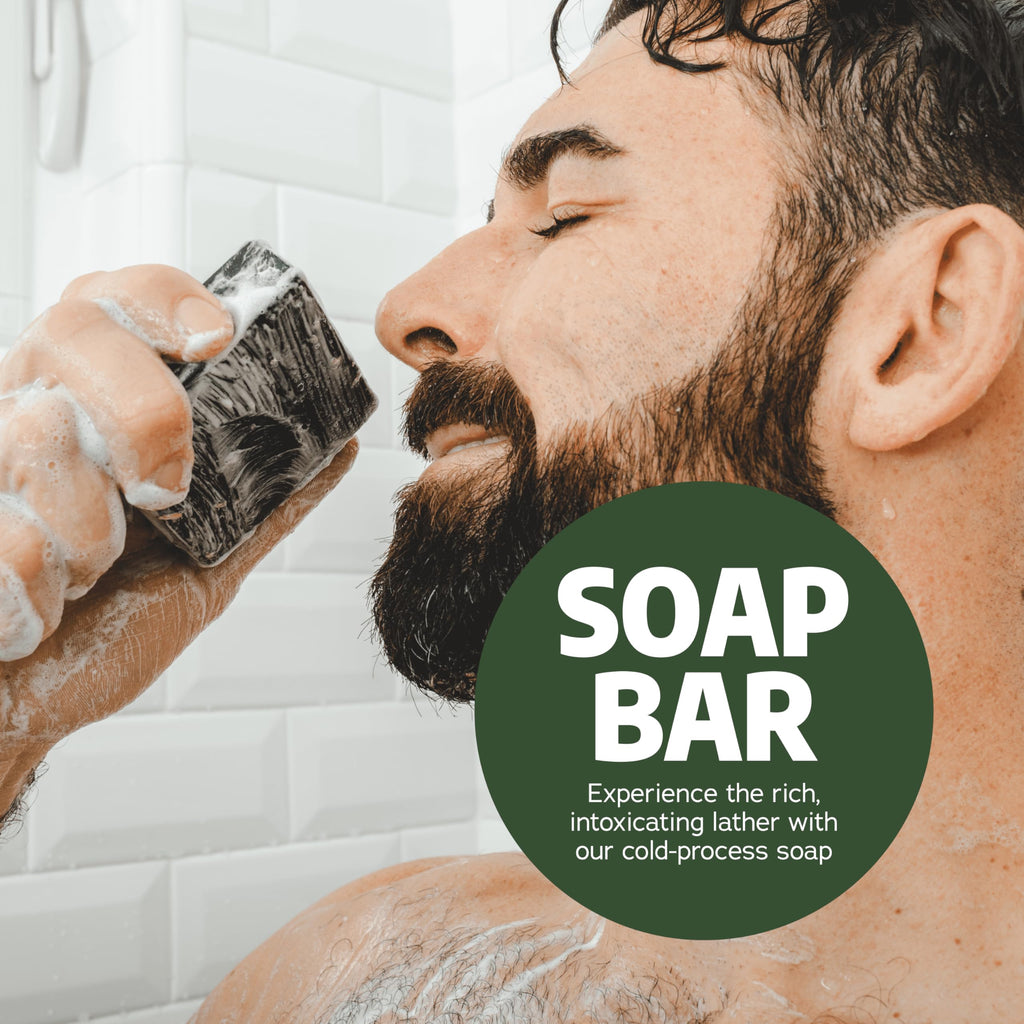 Dr. Squatch Manly Soap & Deodorant Variety Pack – Pine Tar & Alpine Sage (Aluminum-Free)
