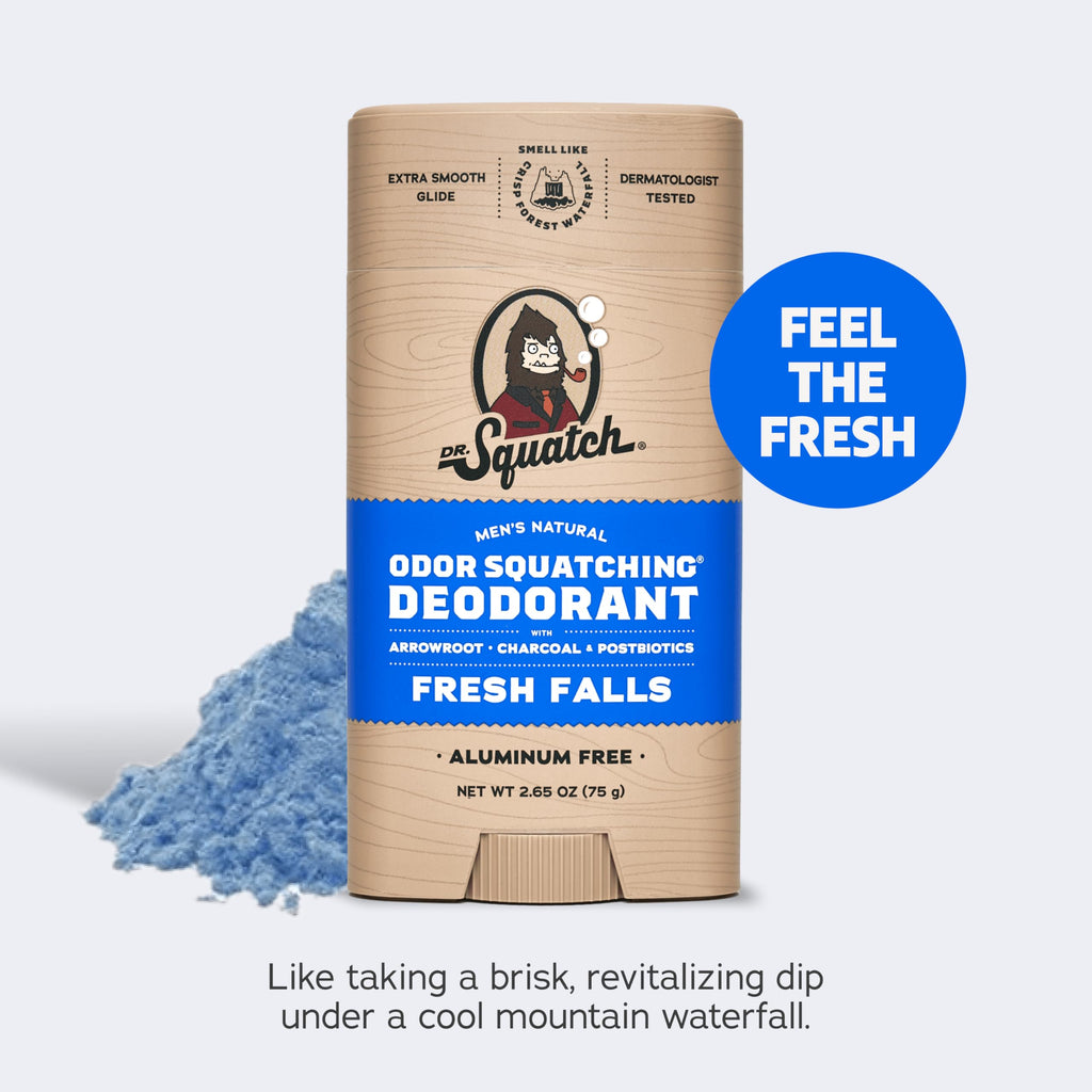 Dr. Squatch Variety Pack: Manly Soap & Deodorant – Summer Citrus & Fresh Falls