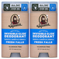 Dr. Squatch Invisible Glide Deodorant for Men – Aluminum-Free, Stain-Free (2-Pack)