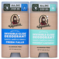 Dr. Squatch Invisible Glide Deodorant for Men – 2-Pack, Aluminum-Free, No Stains, Fresh Falls & Coconut Castaway