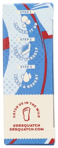 Dr. Squatch Liberty Lather Bar Soap – Captain America Edition, 5 oz