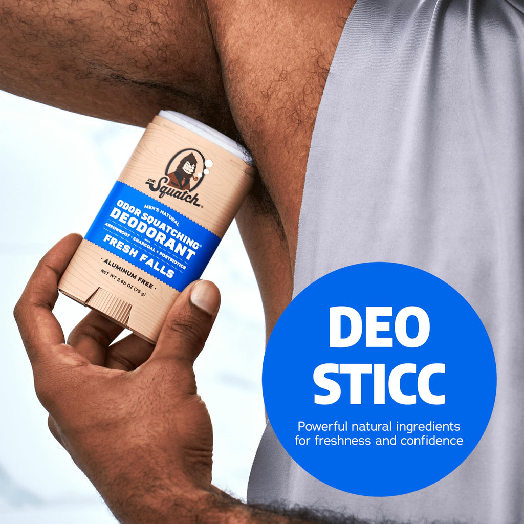 Dr. Squatch Variety Pack: Manly Soap & Deodorant – Summer Citrus & Fresh Falls