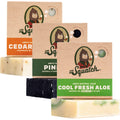 Dr. Squatch Natural Men's Bar Soap - Pine Tar, Cedar Citrus & Aloe - Cold Process, 5 oz (3-Pack)