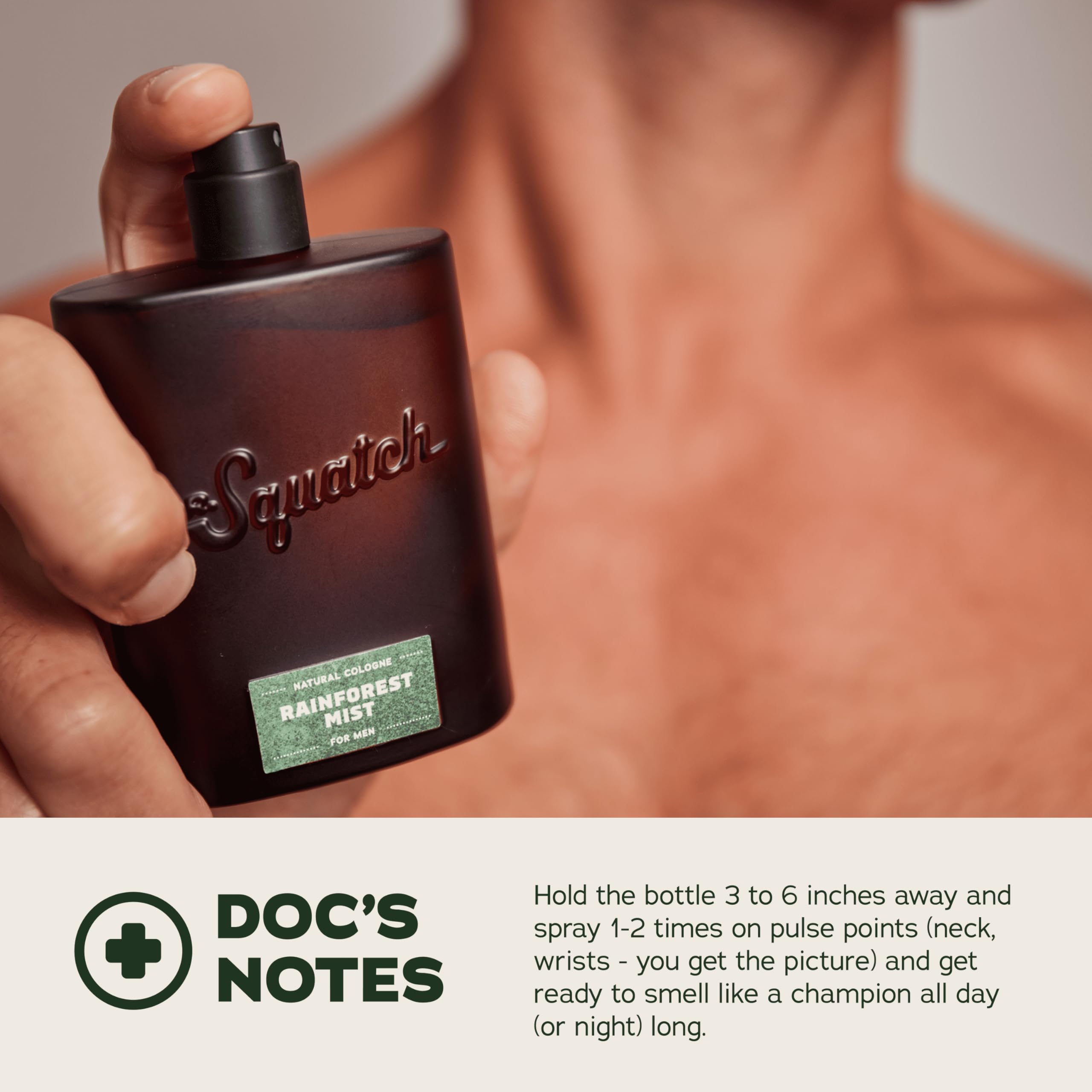 Dr. Squatch Rainforest Mist Cologne – Scent-Lock Technology & Sustainably-Sourced Ingredients