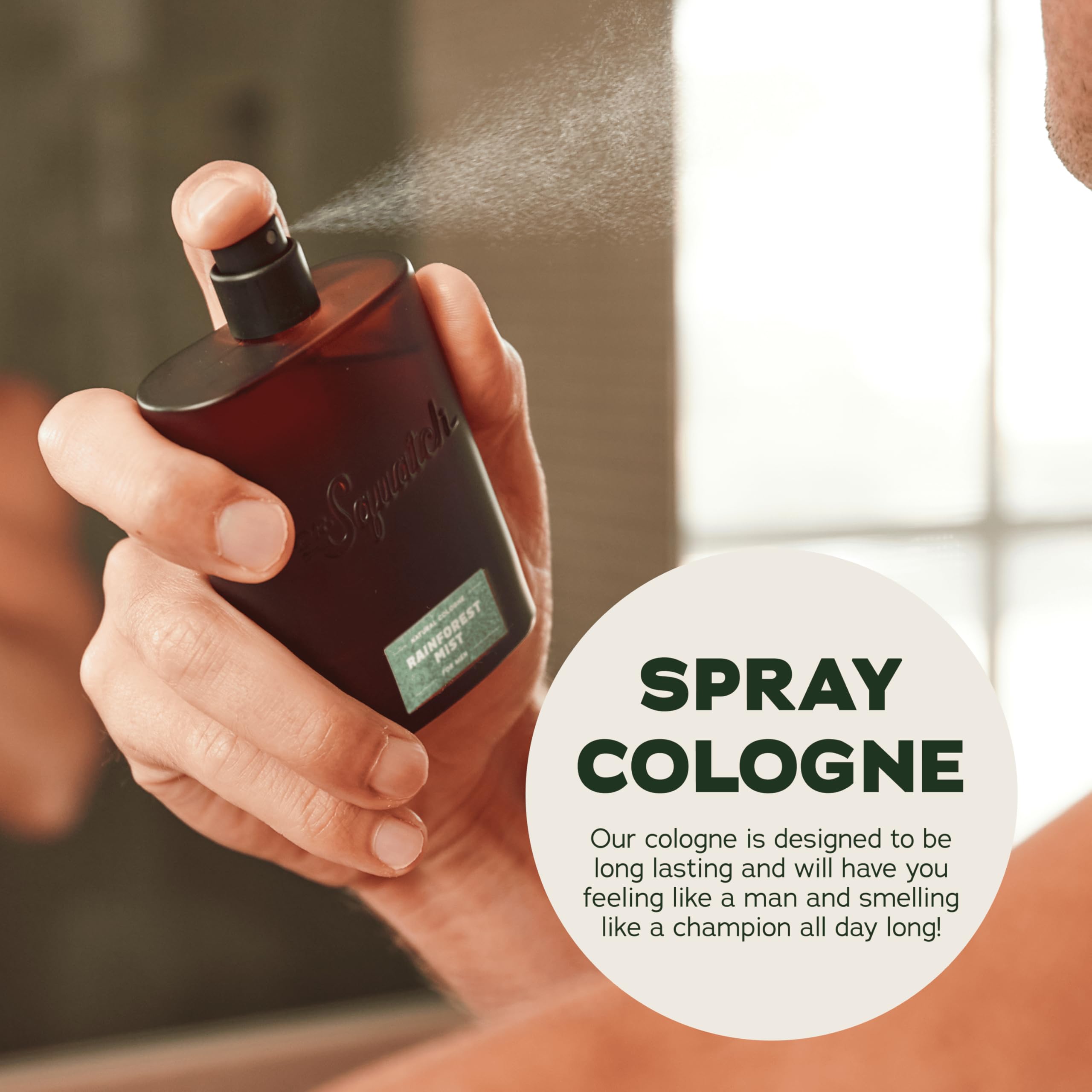 Dr. Squatch Rainforest Mist Cologne – Scent-Lock Technology & Sustainably-Sourced Ingredients