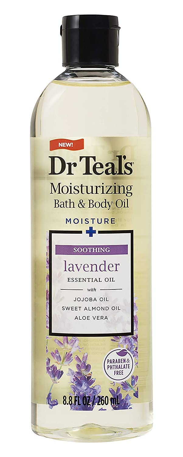 Dr Teal's Bath & Body Oil Variety Gift Set – Soothing Lavender & Ultra Rich Shea Butter (2 x 8.8 oz)
