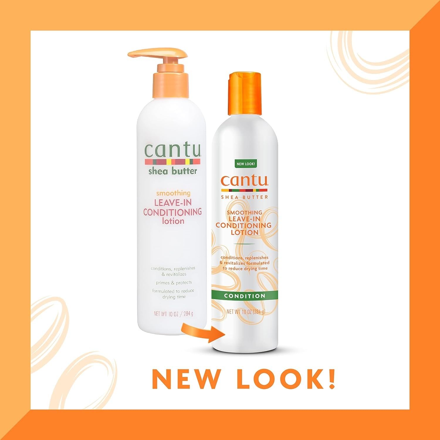 Dr Teal's Cantu Smoothing Leave-In Conditioning Lotion with Shea Butter – 10 oz