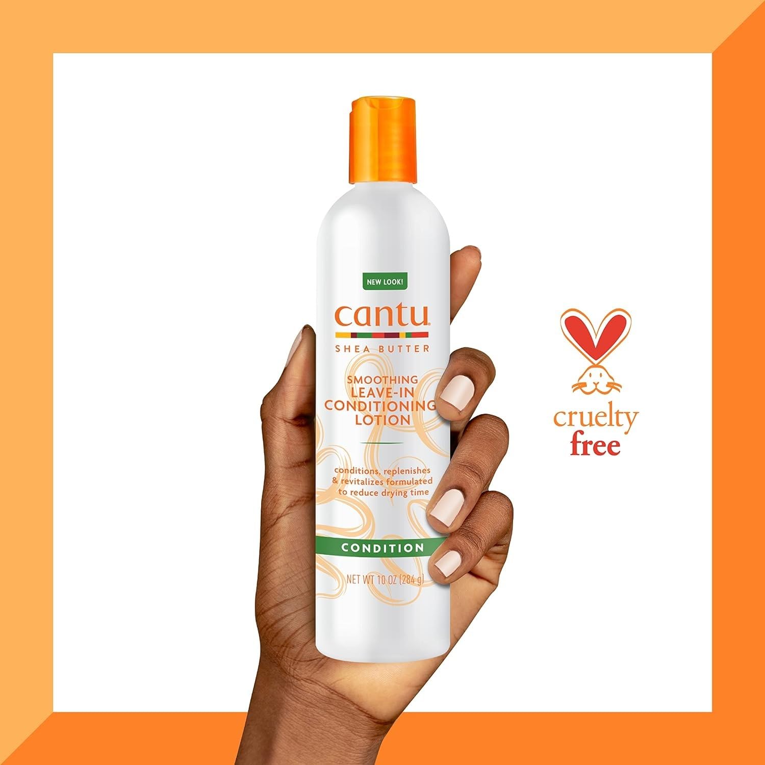Dr Teal's Cantu Smoothing Leave-In Conditioning Lotion with Shea Butter – 10 oz