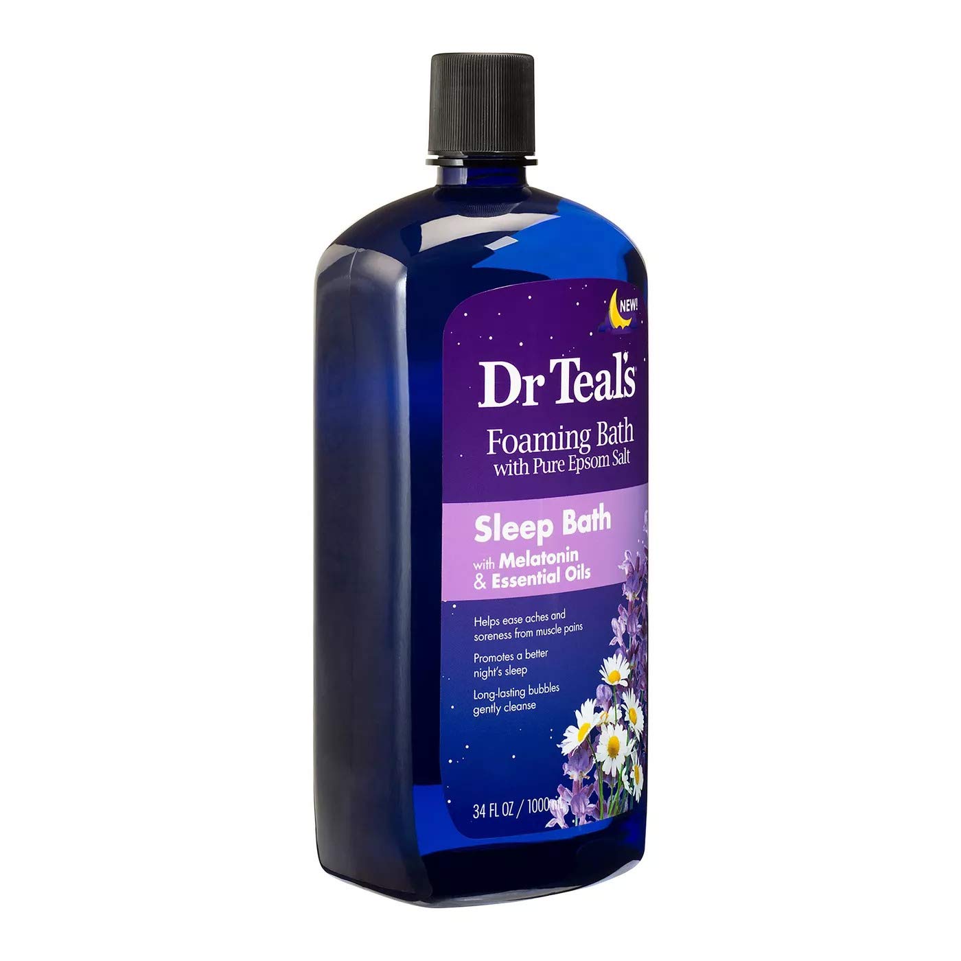 Dr Teal's Foaming Bath Gift Set – Shea Butter & Almond Oil + Melatonin Sleep Bath (2x34 oz)