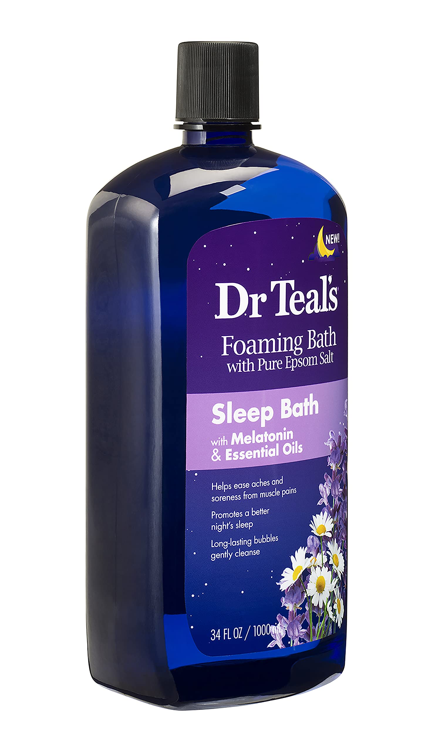 Dr Teal's Foaming Bath Variety Gift Set (2 Pack) – Eucalyptus & Spearmint + Melatonin Sleep Bath