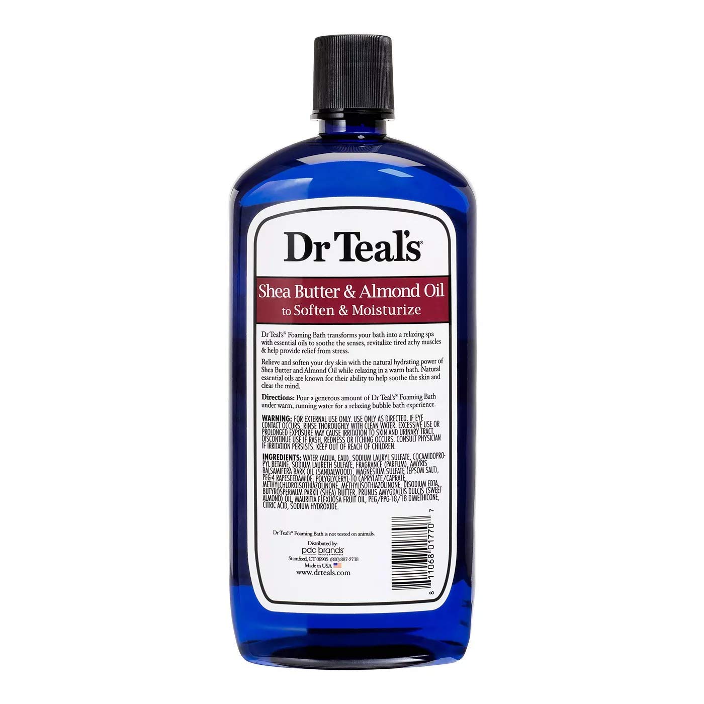 Dr Teal's Foaming Bath Gift Set – Shea Butter & Almond Oil + Melatonin Sleep Bath (2x34 oz)
