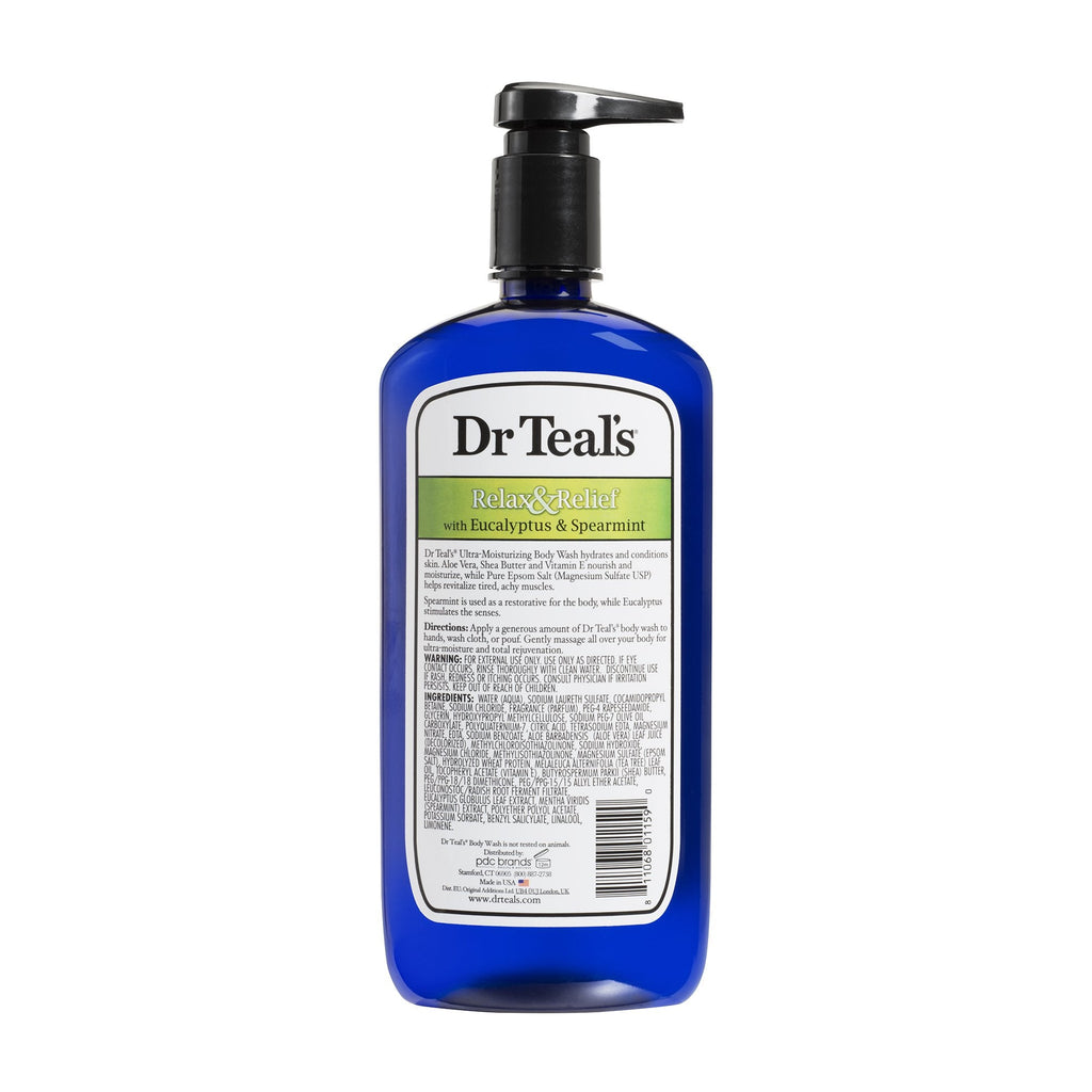 Dr Teal's Body Wash Variety Gift Set – 3x24 oz (Lavender, Vitamin C & Citrus, Eucalyptus)