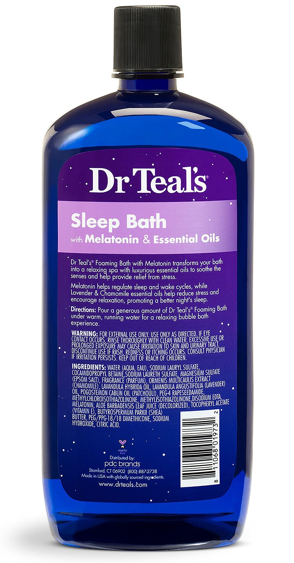 Dr Teal's Foaming Bath Variety Gift Set (2 Pack) – Eucalyptus & Spearmint + Melatonin Sleep Bath