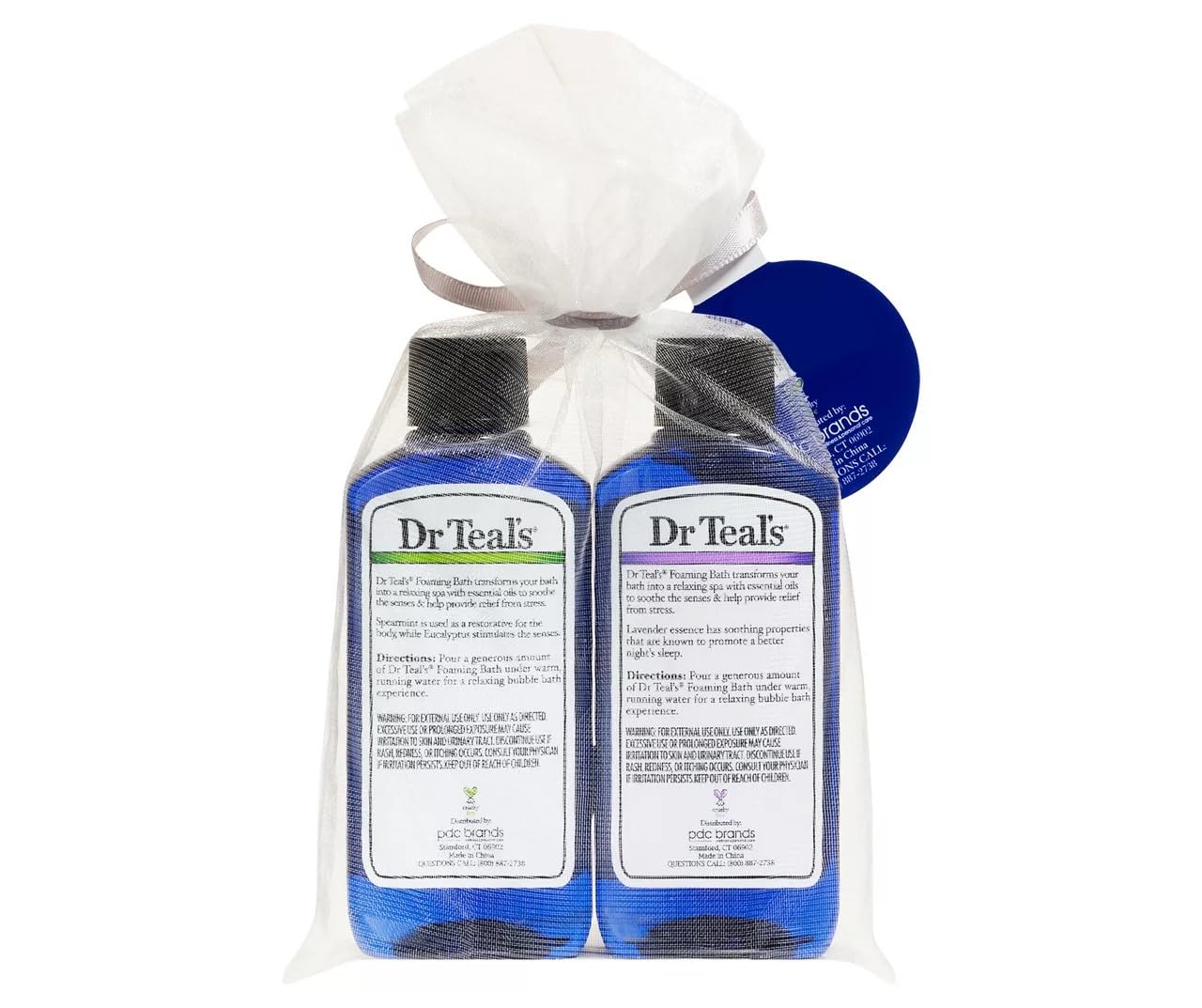 Dr Teal's Lavender & Eucalyptus Foaming Bath Gift Set – 2-Piece