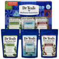 Dr Teal's Holiday Edition Pure Epsom Salt Gift Set, 3 Pack — Eucalyptus Spearmint, Restorative Minerals, Shea Butter & Almond Oil