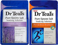 Dr Teal's Pure Epsom Salt Recovery Gift Set – Lavender & Pre/Post Workout (2x3lb) with Magnesium Sulfate & Menthol