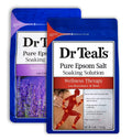 Dr Teal's Epsom Salt Bath Combo Pack (6 lbs) – Lavender & Wellness Therapy with Rosemary & Mint