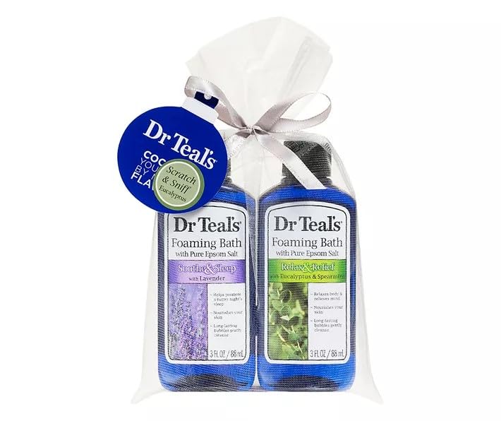 Dr Teal's Lavender & Eucalyptus Foaming Bath Gift Set – 2-Piece