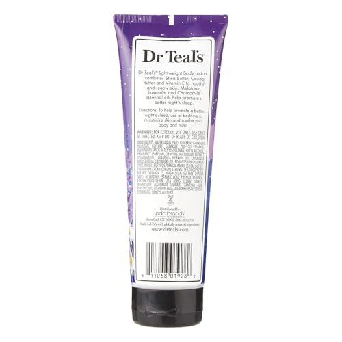 Dr Teal's Adults Body Lotion Melatonin & Essential Oils Night Sleep – 8 oz