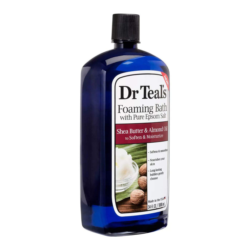 Dr Teal's Foaming Bath Gift Set – Shea Butter & Almond Oil + Melatonin Sleep Bath (2x34 oz)
