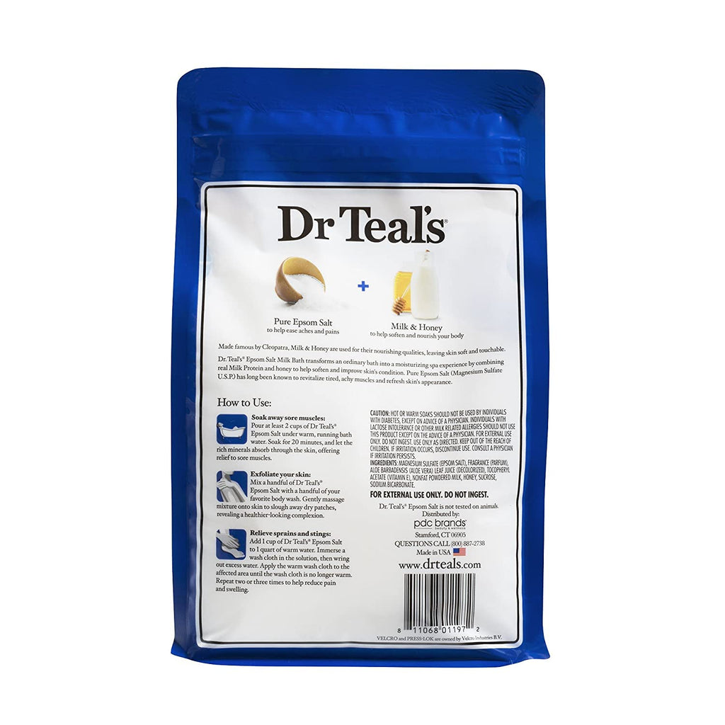 Dr Teal's Soften & Nourish Milk & Honey Soaking Solution Gift Set - 2 Pack, 3 lb Each