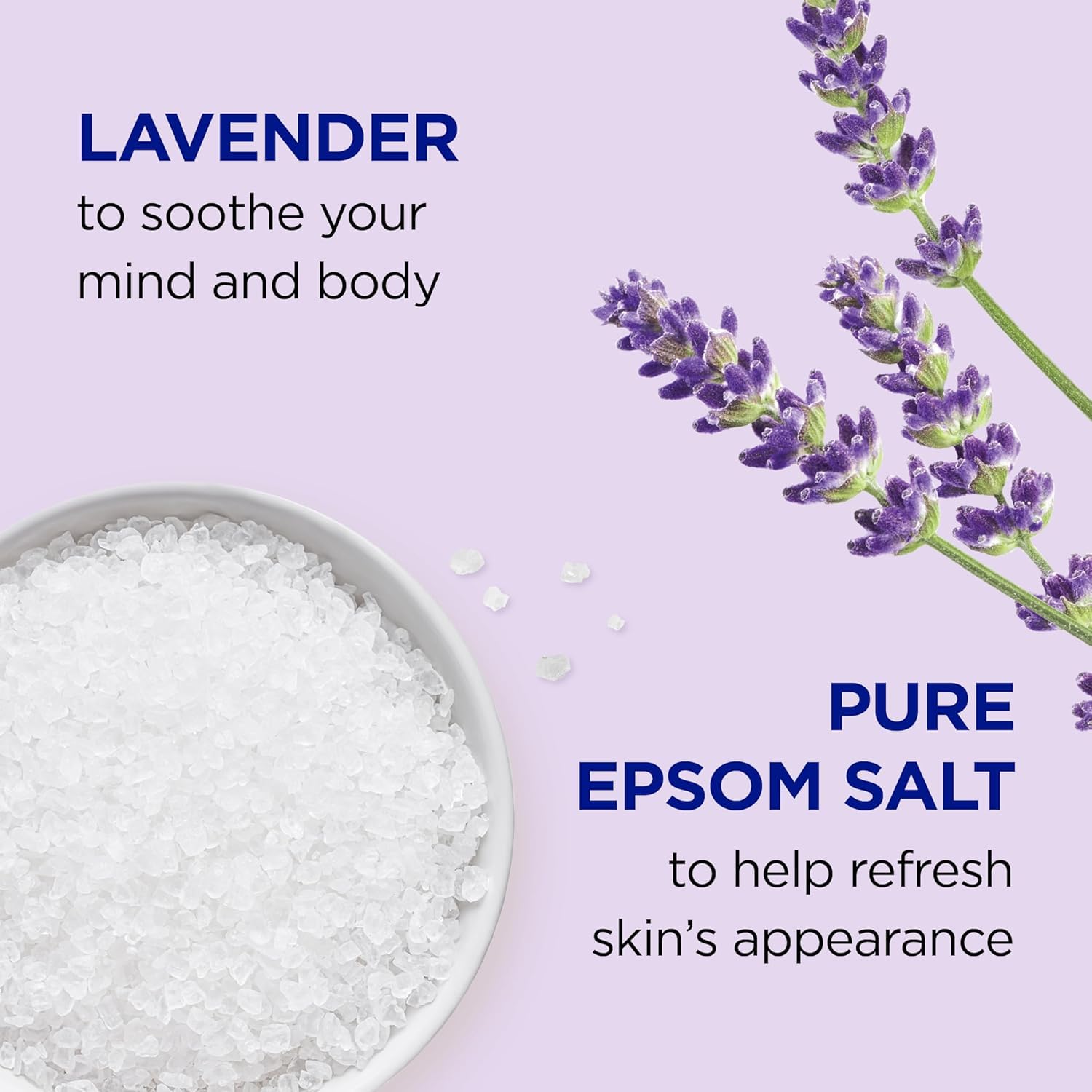 Dr Teal's Lavender Epsom Salt Soak & Foaming Bath Duo – Soothe & Sleep with Lavender