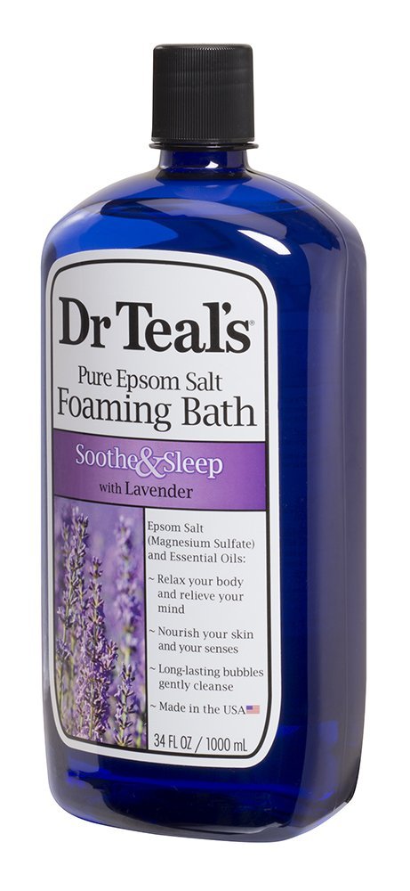 Dr Teal's Foaming Bath Variety Gift Set (2-Pack, 68 oz) – Lavender Soothe & Sleep + Eucalyptus Spearmint Relax & Relief