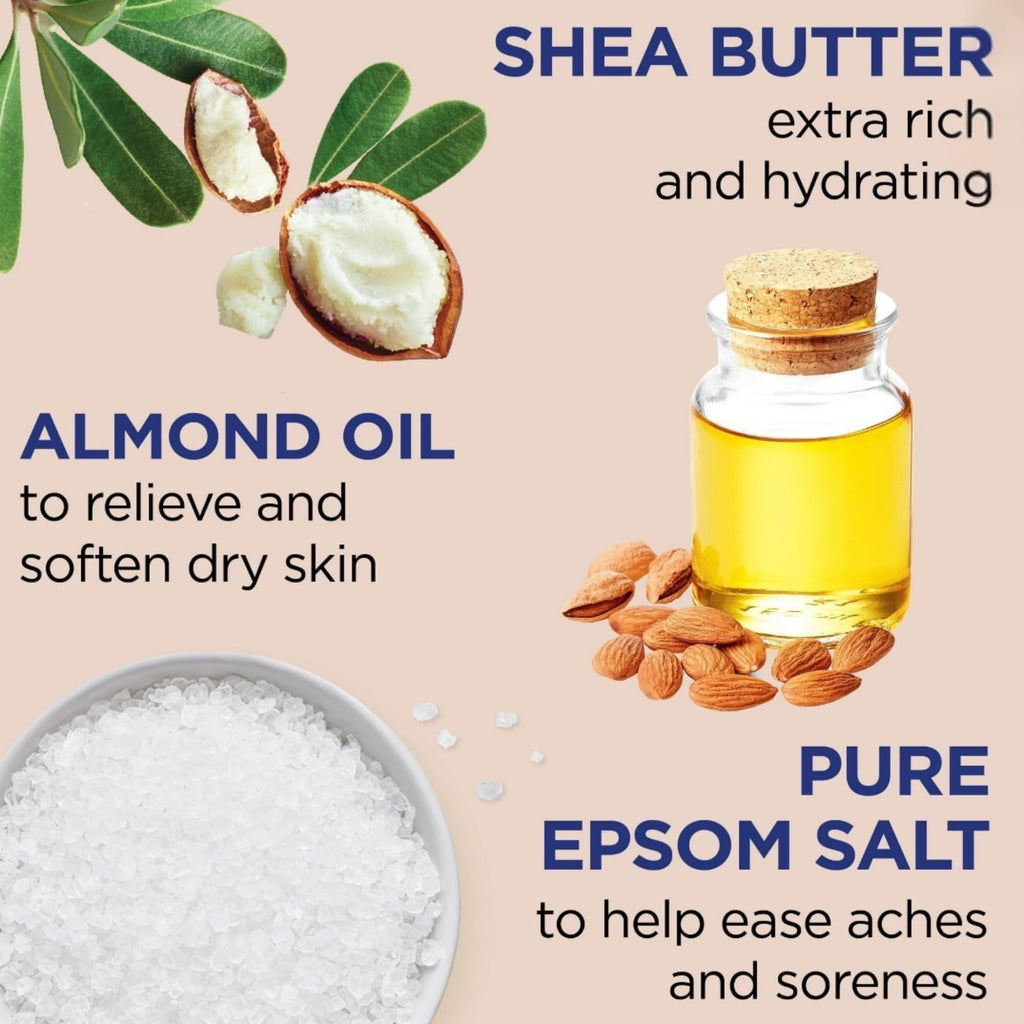 Dr Teal's Holiday Edition Pure Epsom Salt Gift Set, 3 Pack — Eucalyptus Spearmint, Restorative Minerals, Shea Butter & Almond Oil
