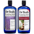 Dr Teal's Foaming Bath Variety Gift Set (2 Pack) – Soothe & Sleep Lavender + Moisturizing Shea Butter & Almond Oil