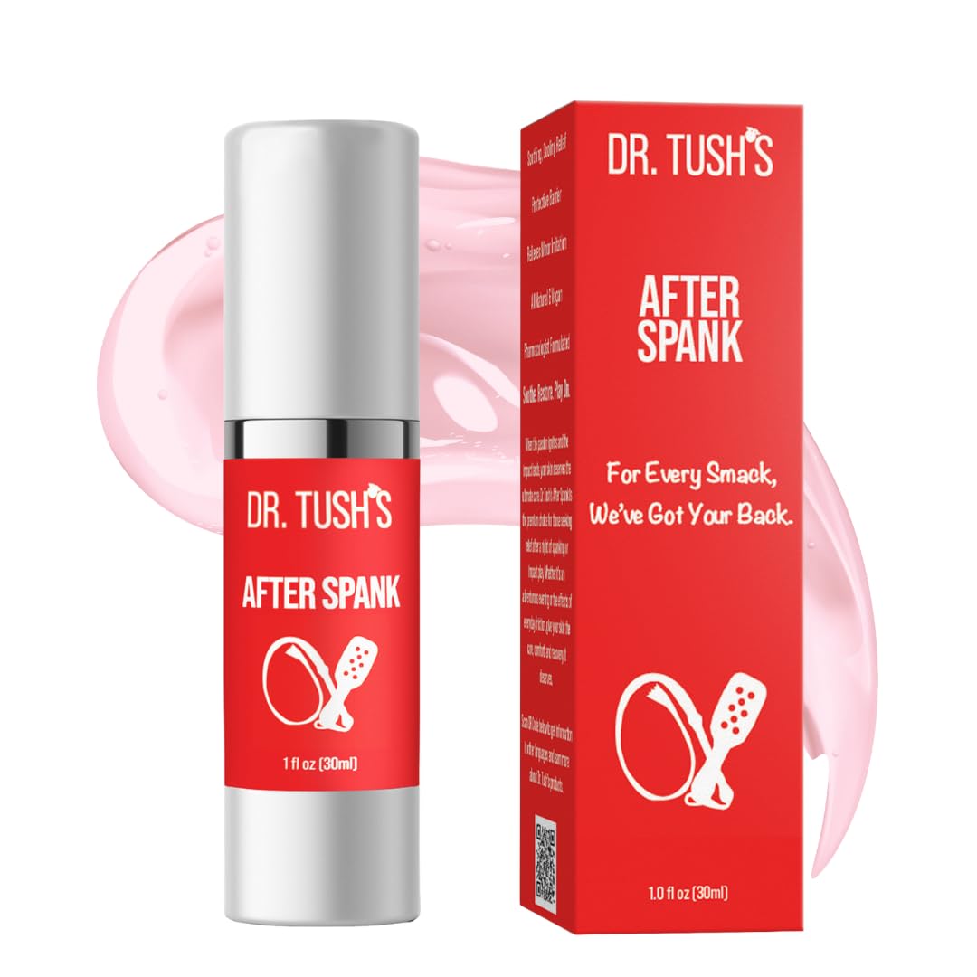 Dr. Tush's After Spank – Cooling Post-Play Gel with Arnica, Vitamin E & Peppermint | 30ML Airless Pump | Vegan