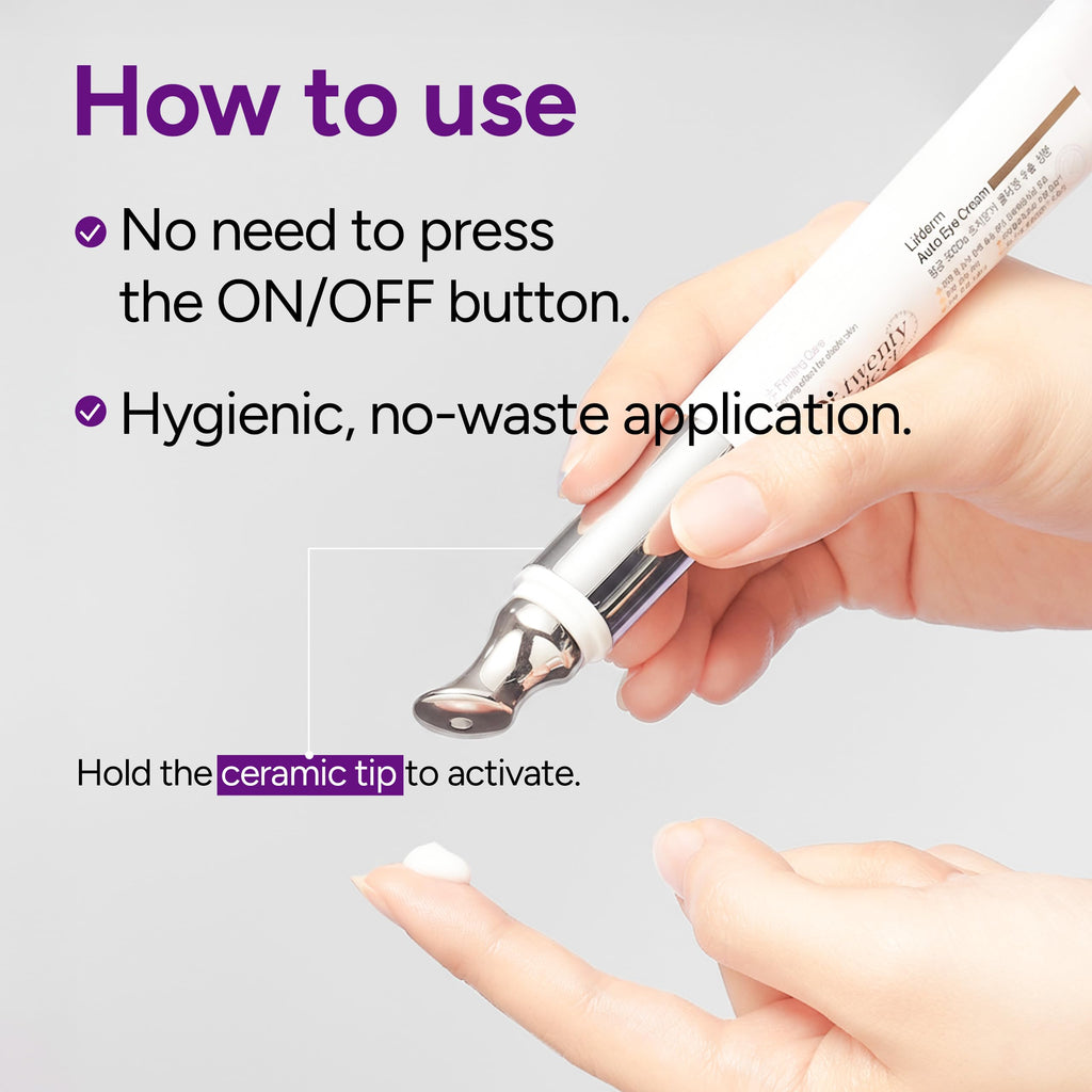 Dr.twentyproject Lifderm Eye Cream with Collagen & Auto Vibration – Eye Care (20ml)