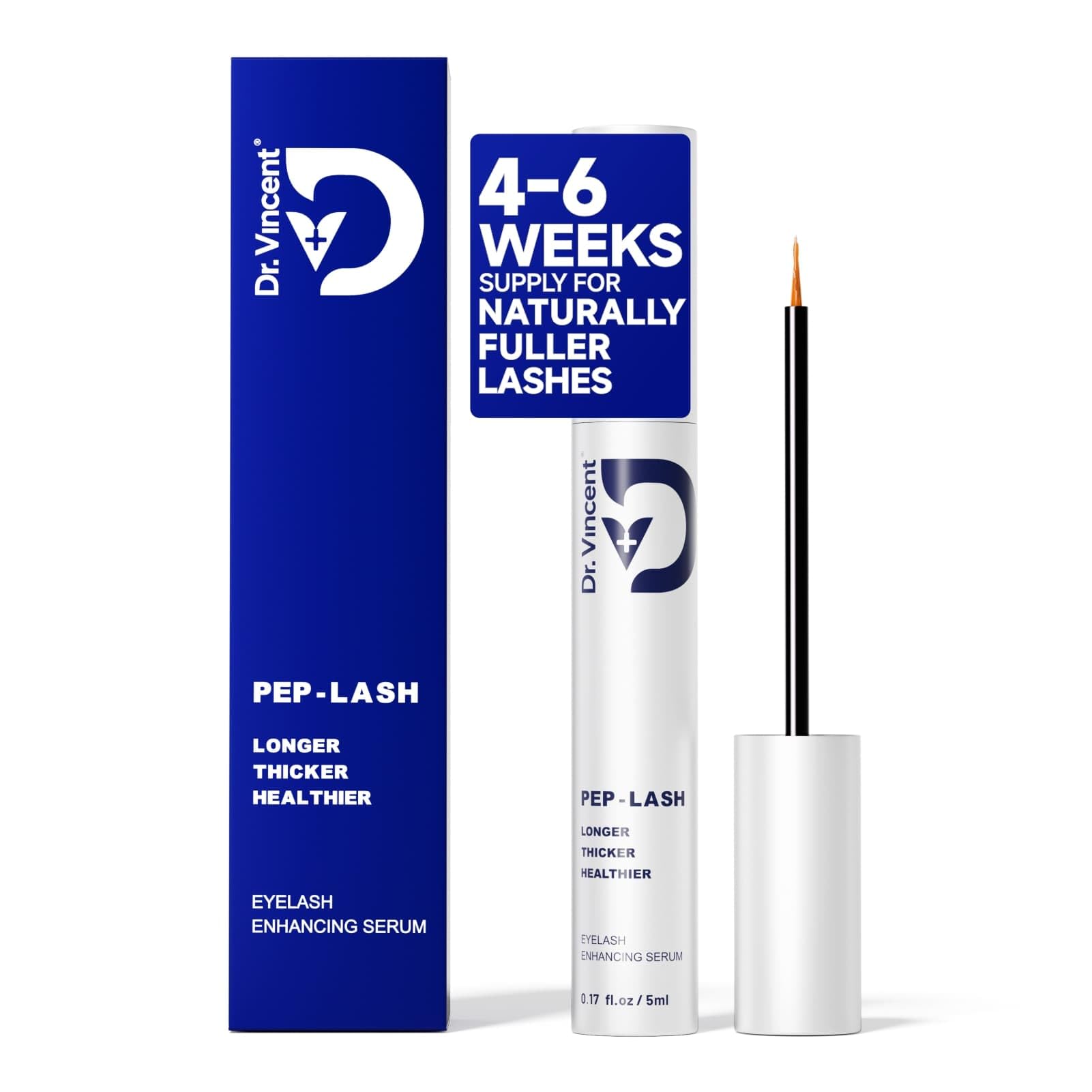 Dr Vincent Lash Serum for Eyelash Growth – Fuller, Thicker, Longer Lashes (5mL)