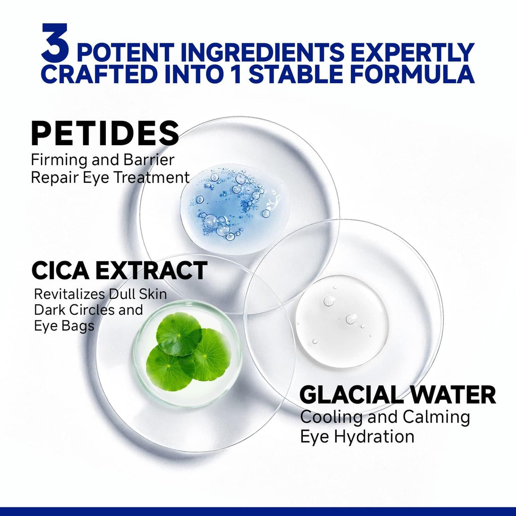 Dr Vincent Peptide Cooling Under Eye Patches — Soothing, Reduces Dark Circles & Puffiness, 60 Pairs
