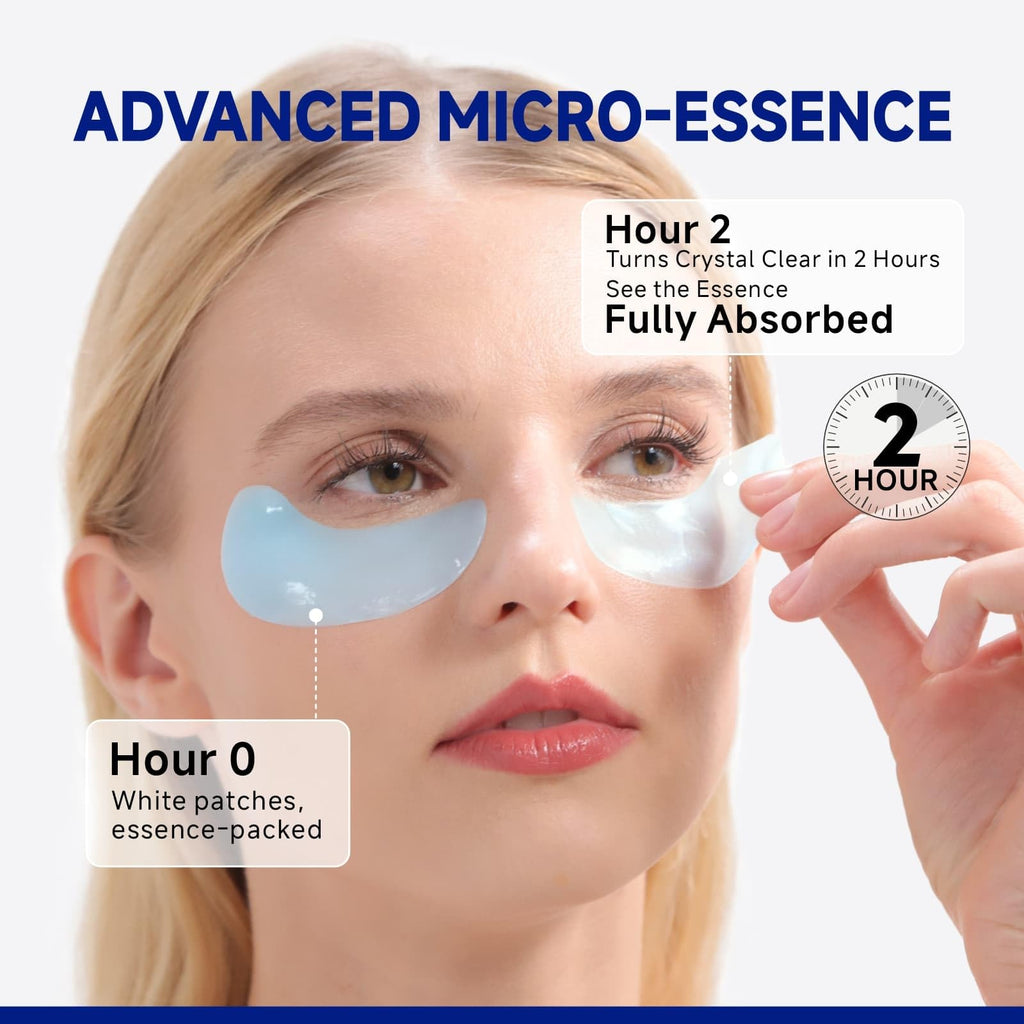 Dr Vincent Peptide Cooling Under Eye Patches — Soothing, Reduces Dark Circles & Puffiness, 60 Pairs