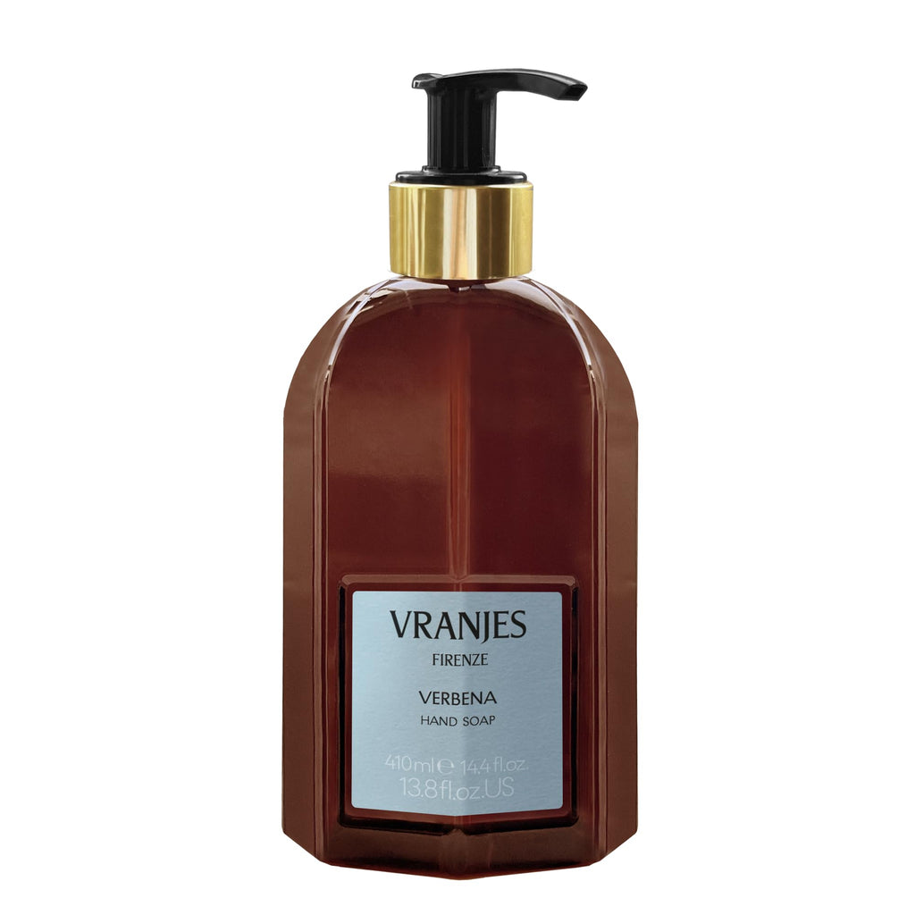 Dr. Vranjes Verbena Hand Soap – 410 ml | Moisturizing Liquid Hand Wash with Shea, Citrus, Green Tea & Musk | Made in Italy