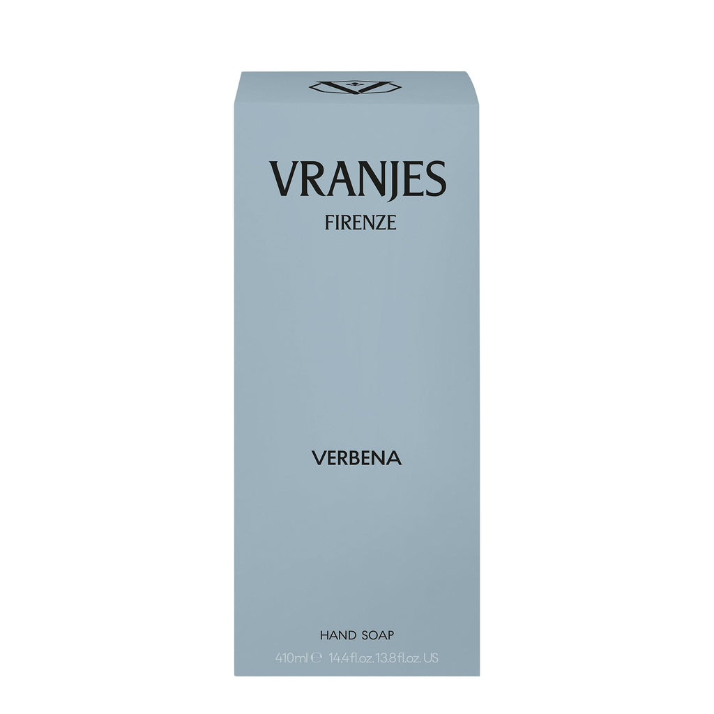 Dr. Vranjes Verbena Hand Soap – 410 ml | Moisturizing Liquid Hand Wash with Shea, Citrus, Green Tea & Musk | Made in Italy